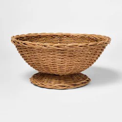 Threshold designed w/Studio McGee Braided Woven Rattan Bowl - Threshold™ designed with Studio McGee