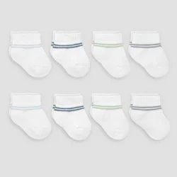 Carter's Just One You® Baby Boys' 8pk Striped Ankle Socks - 3-12M