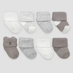 Carter's Just One You® Baby 8pk Terry Ankle Socks - 0-3M