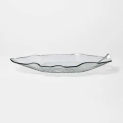 Threshold designed w/Studio McGee Acrylic Ruffled Serve Platter Clear - Threshold™ designed with Studio McGee
