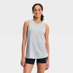 Women's Beyond Ease Twist Racerback Tank Top - All In Motion™ Heathered Gray XXL
