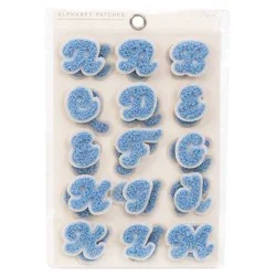 Horizon Group 26ct Blue Alphabet Letters Adhesive Patch Set