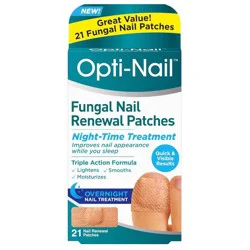 Opti-Nail Renewal Antifungal Treatment Patches - Tolnaftate - 21ct