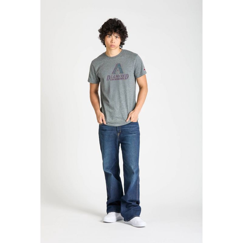 slide 1 of 8, MLB Arizona Diamondbacks Men's Champion Gray Coop Triblend T-Shirt - S, 1 ct