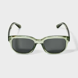 Women's Rounded Crystal Square Sunglasses - Universal Thread™ Blue