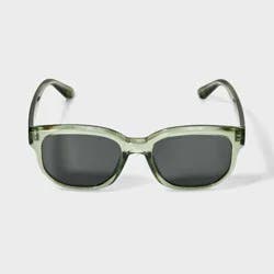 Women's Rounded Crystal Square Sunglasses - Universal Thread™ Blue