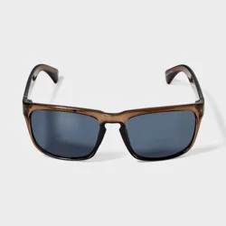 Men's Flattop Square Sunglasses - Goodfellow & Co™ Brown