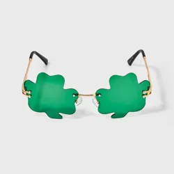 Women's Rimless Clover Shaped Sunglasses - Wild Fable™ - Green