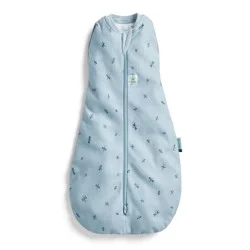 ergoPouch 1.0 TOG Organic Cocoon Swaddle Sack - Dragonflies 3-6m: Front Full Length Zipper, Single Layered Construction, Covered Zipper At Neck
