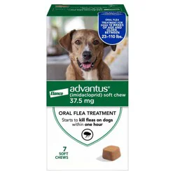 Advantus Chewable Flea Treatment for 23-110lbs Dogs - 37.5ml/7pk