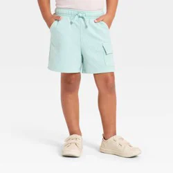 Toddler Boys' French Terry Cargo Shorts - Cat & Jack™ Green 5T
