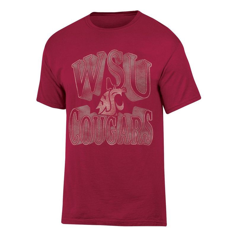 slide 1 of 3, NCAA Washington State Cougars Men's T-Shirt - S, 1 ct