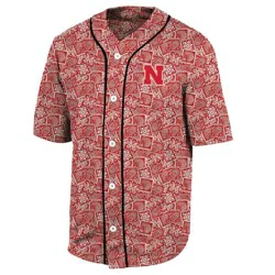 NCAA Nebraska Cornhuskers Men's Baseball Jersey - M