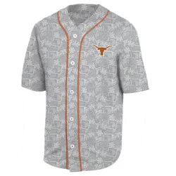 NCAA Texas Longhorns Men's Baseball Jersey - XL