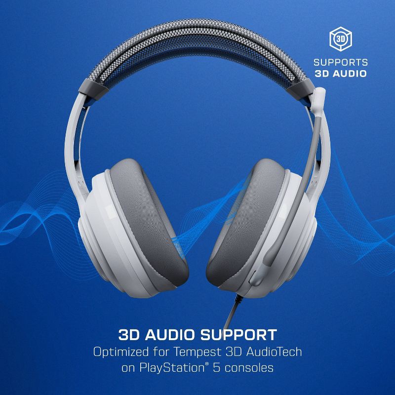 slide 4 of 17, Turtle Beach Atlas 200 Wired Headset for PlayStation - White, 1 ct