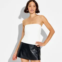 Women's ButterBliss Tube Top - Wild Fable™ Off-White M