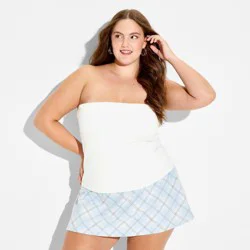 Women's ButterBliss Tube Top - Wild Fable™ Off-White XXL