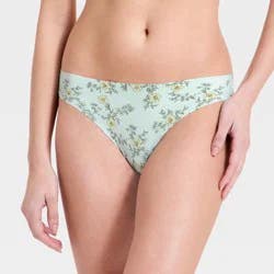 Women's Invisible Edge Cheeky Underwear - Auden™ Floral XS