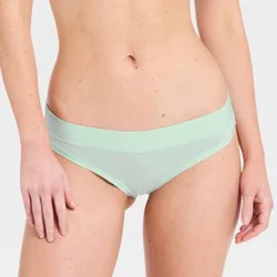 Women's Cotton Stretch Bikini Underwear - Auden™ Pale Mint XL