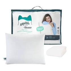 SquishPillow by Original Squishmallows Soft Bed Pillow and Ultra Soft Pillowcase Cover