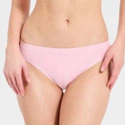 Women's Seamless Bikini Underwear - Auden™ Pink Rose M