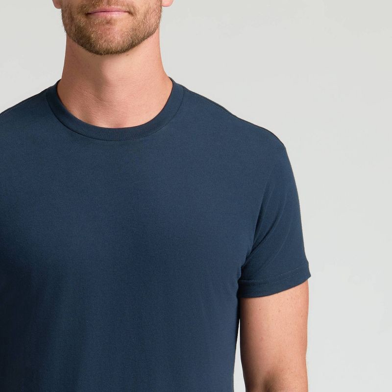 slide 3 of 4, True Classic Men's Contemporary Fit Short Sleeve T-Shirt - Navy Blue S, 1 ct