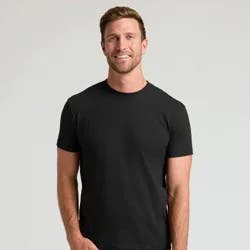 True Classic Men's Contemporary Fit Short Sleeve T-Shirt - Black S