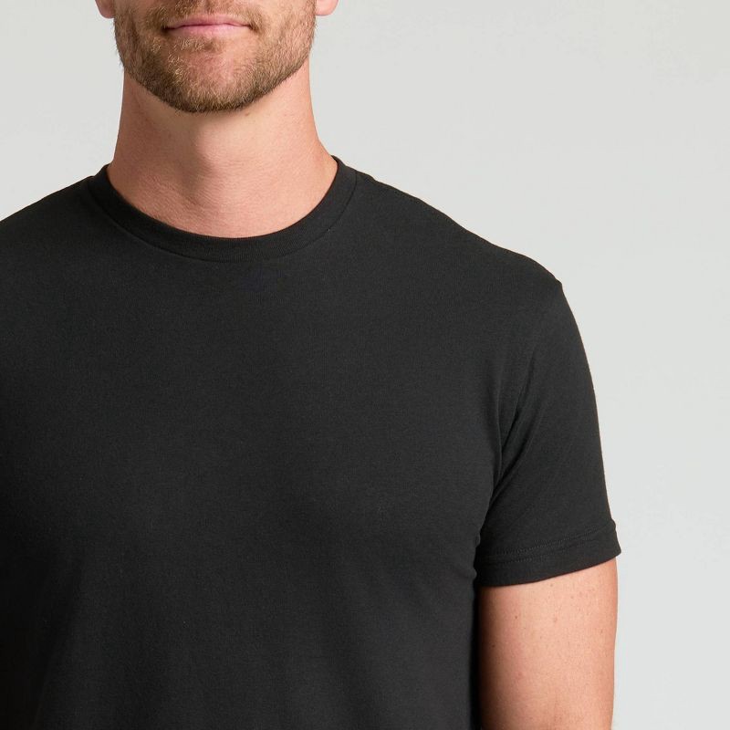 slide 3 of 4, True Classic Men's Contemporary Fit Short Sleeve T-Shirt - Black XXL, 1 ct