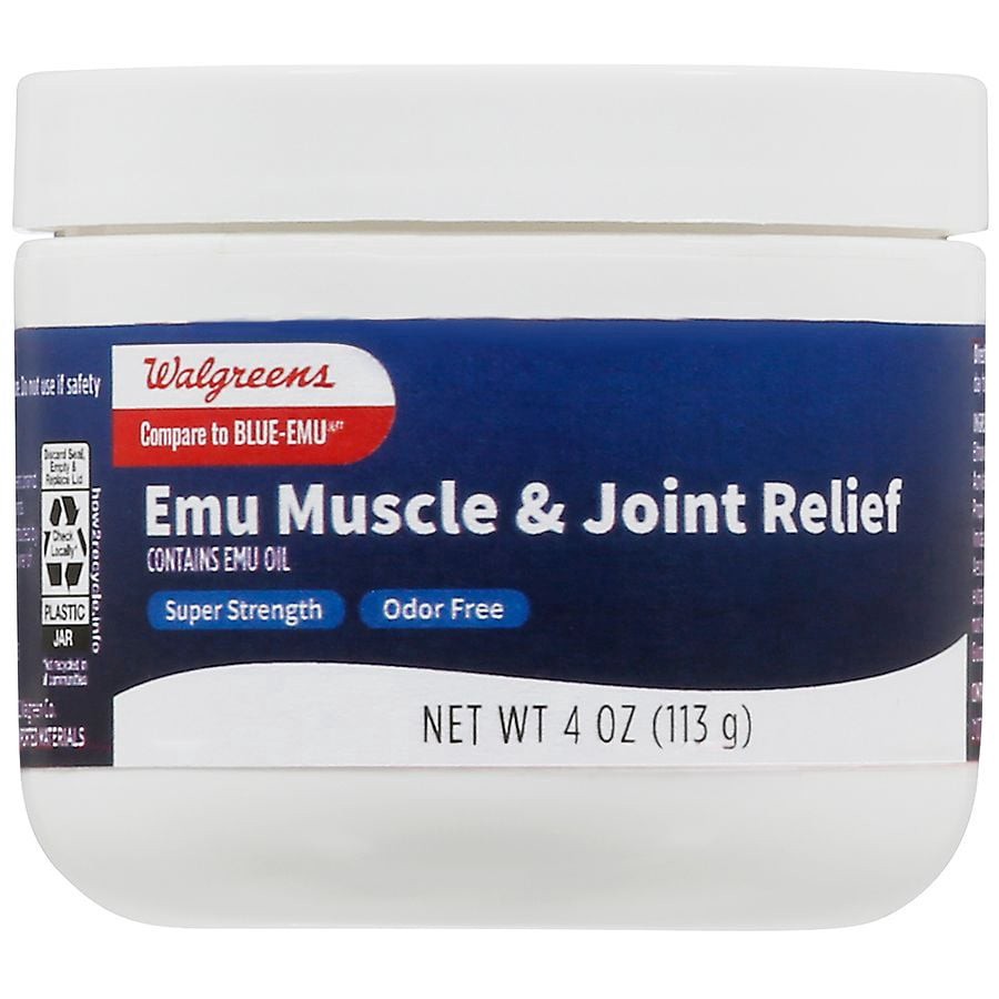 slide 3 of 5, Walgreens Emu Muscle & Joint Relief, 4 oz