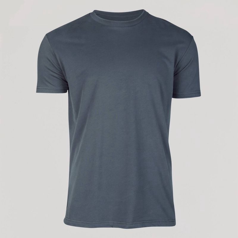 slide 4 of 4, True Classic Men's Contemporary Fit Short Sleeve T-Shirt - Charcoal Gray L, 1 ct