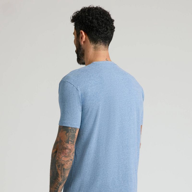 slide 2 of 4, True Classic Men's Contemporary Fit Short Sleeve T-Shirt - Light Indigo XXL, 1 ct
