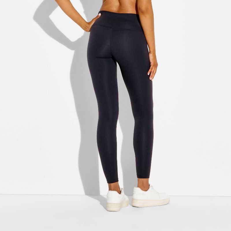 slide 3 of 3, Women's High-Waisted ButterBliss Leggings - Wild Fable™ Slate Black S, 1 ct