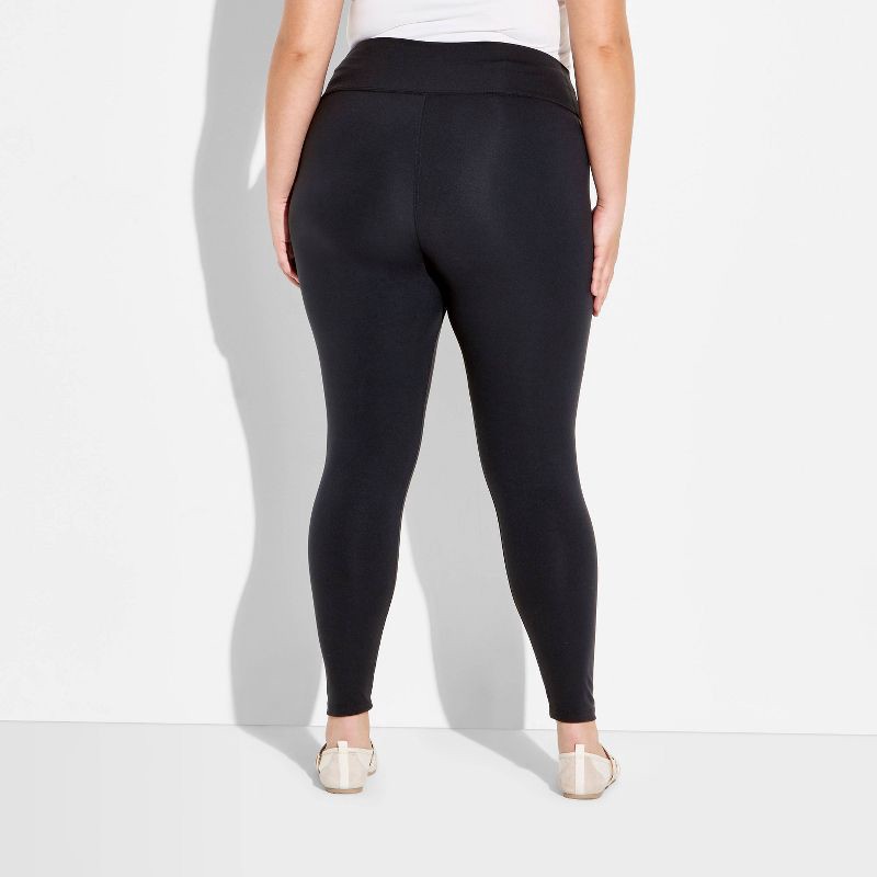 slide 3 of 3, Women's High-Waisted ButterBliss Leggings - Wild Fable™ Slate Black XXL, 1 ct