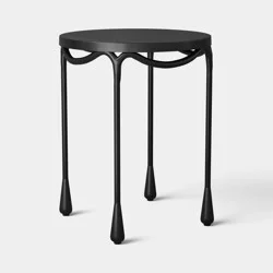 Sheet Metal Side Table with Teardrop Legs - Threshold™ Fully Assembled