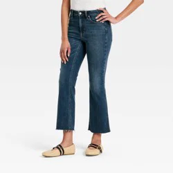 Women's High-Rise Kick Flare Jeans - Universal Thread™ White 8