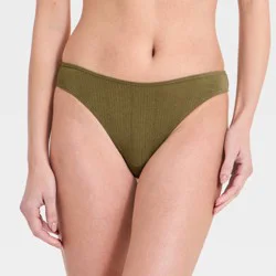 Women's Modal Blend Thong Underwear - Auden™ Olive Green S