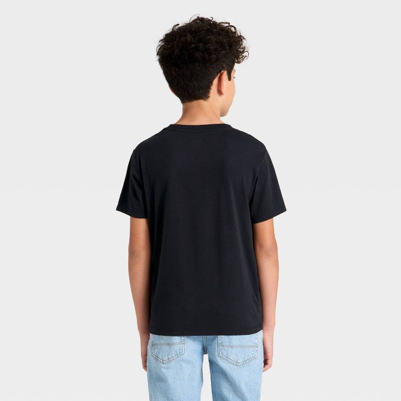 slide 3 of 4, Warner Bros. Boys' Looney Tunes Tasmanian Devil Basketball Short Sleeve Graphic T-Shirt - Dark Gray S, 1 ct