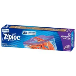 Ziploc Heavy Duty Gallon Food Storage Bags - 10ct