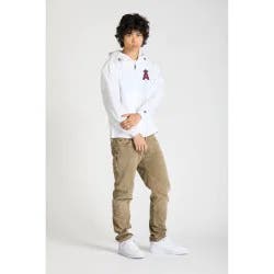 MLB Los Angeles Angels Men's Champion White Packable Jacket - L
