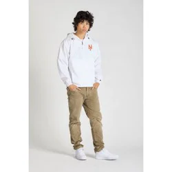 MLB New York Mets Men's Champion White Packable Jacket - L