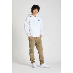MLB Tampa Bay Rays Men's Champion White Packable Jacket - M