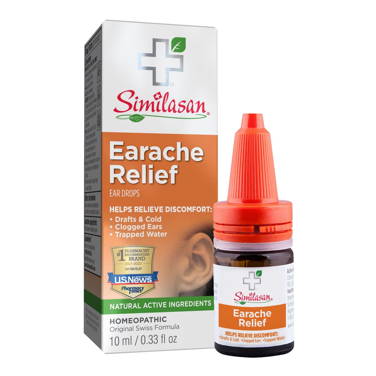 slide 1 of 7, Similasan Earache Relief, 0.33 fl oz