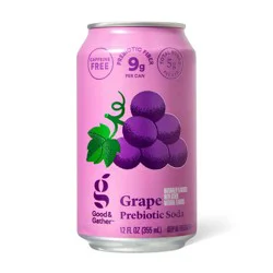 Grape Prebiotic Soda - 12oz - Good & Gather™