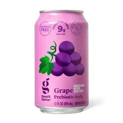 Grape Prebiotic Soda - 12oz - Good & Gather™