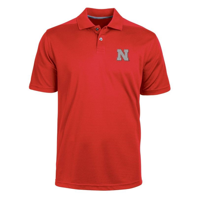 slide 1 of 3, NCAA Nebraska Cornhuskers Men's Polo Shirt - XXL, 1 ct