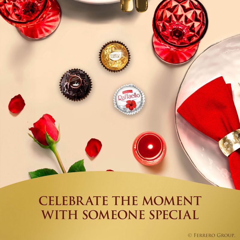 slide 3 of 10, Ferrero Collection Premium Assorted Hazelnut Milk Chocolate Dark Chocolate and Coconut Valentine's Day Heart Gift Box - 6.1oz/16ct, 6.1 oz, 16 ct