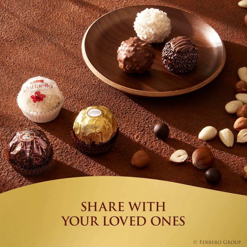 slide 7 of 10, Ferrero Collection Premium Assorted Hazelnut Milk Chocolate Dark Chocolate and Coconut Valentine's Day Heart Gift Box - 6.1oz/16ct, 6.1 oz, 16 ct