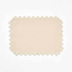 Threshold designed w/Studio McGee Scallop Placemat -Threshold™ designed with Studio McGee