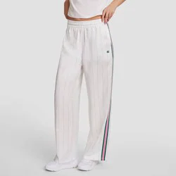 Champion Women's Game Set Match Pants - White Pinstripe XS