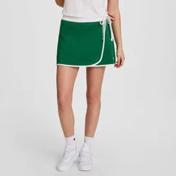 Champion Women's In the Stands Wrap Skort - Green XL